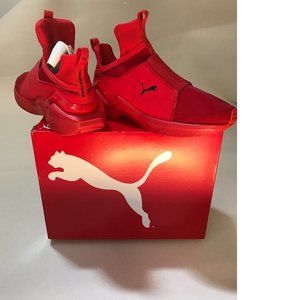 PUMA red running shoes NIB